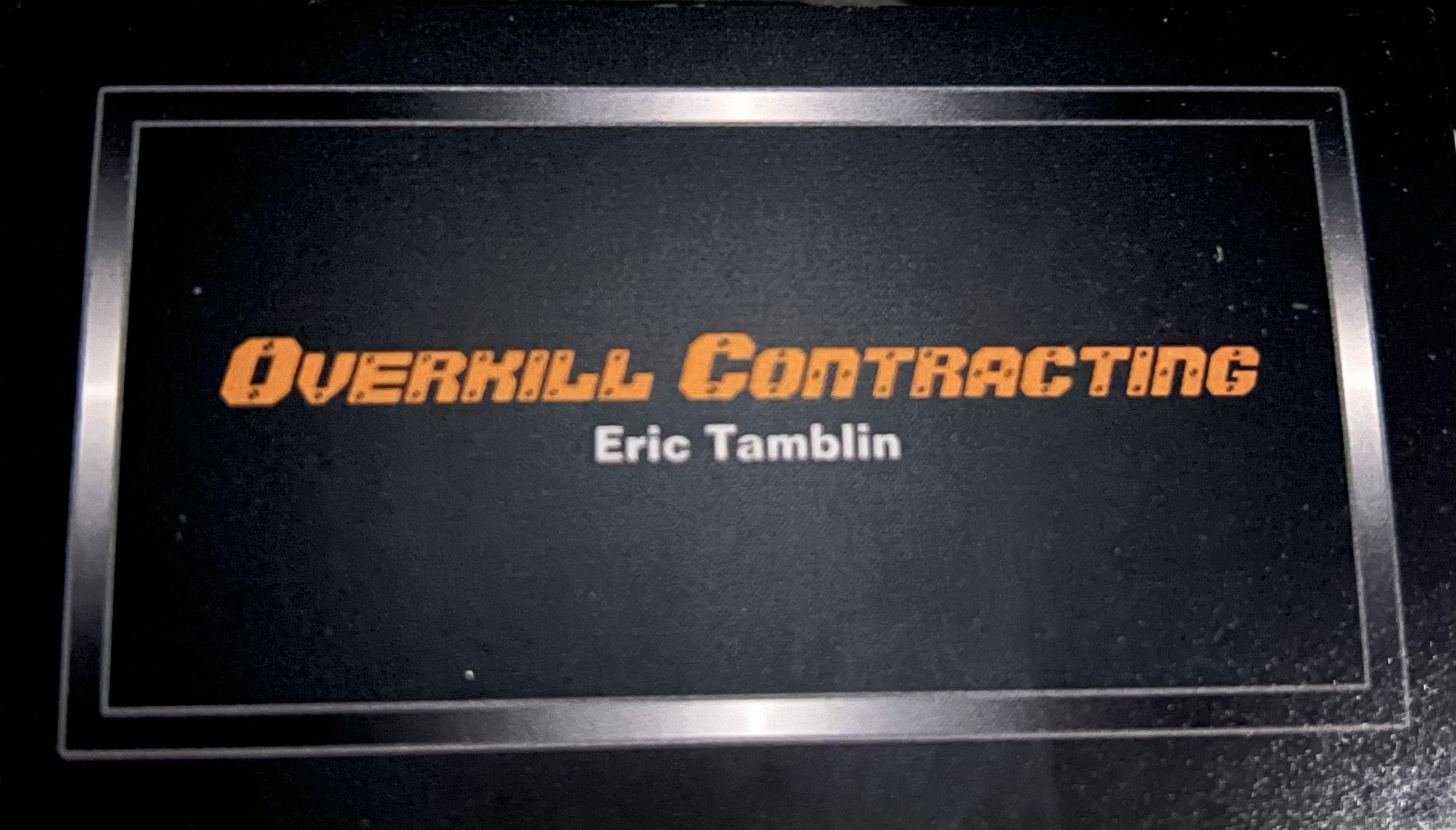 Logo for Overkill Contracting