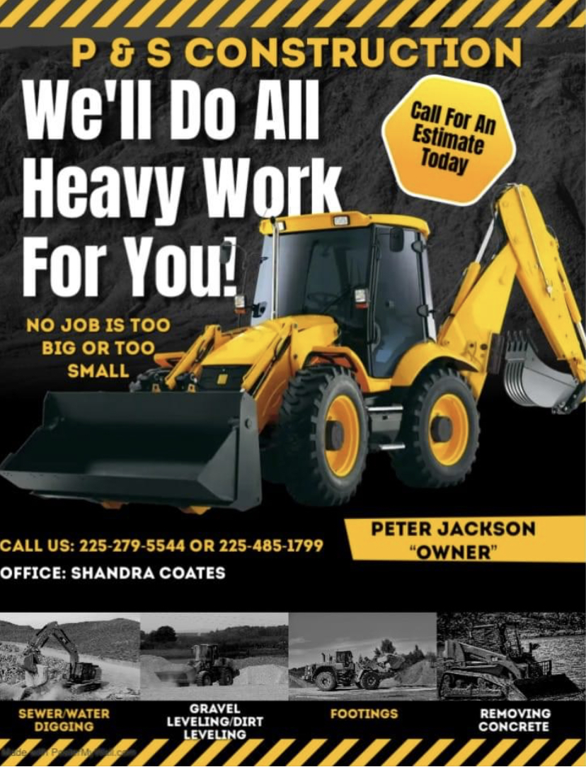 P and S Construction logo