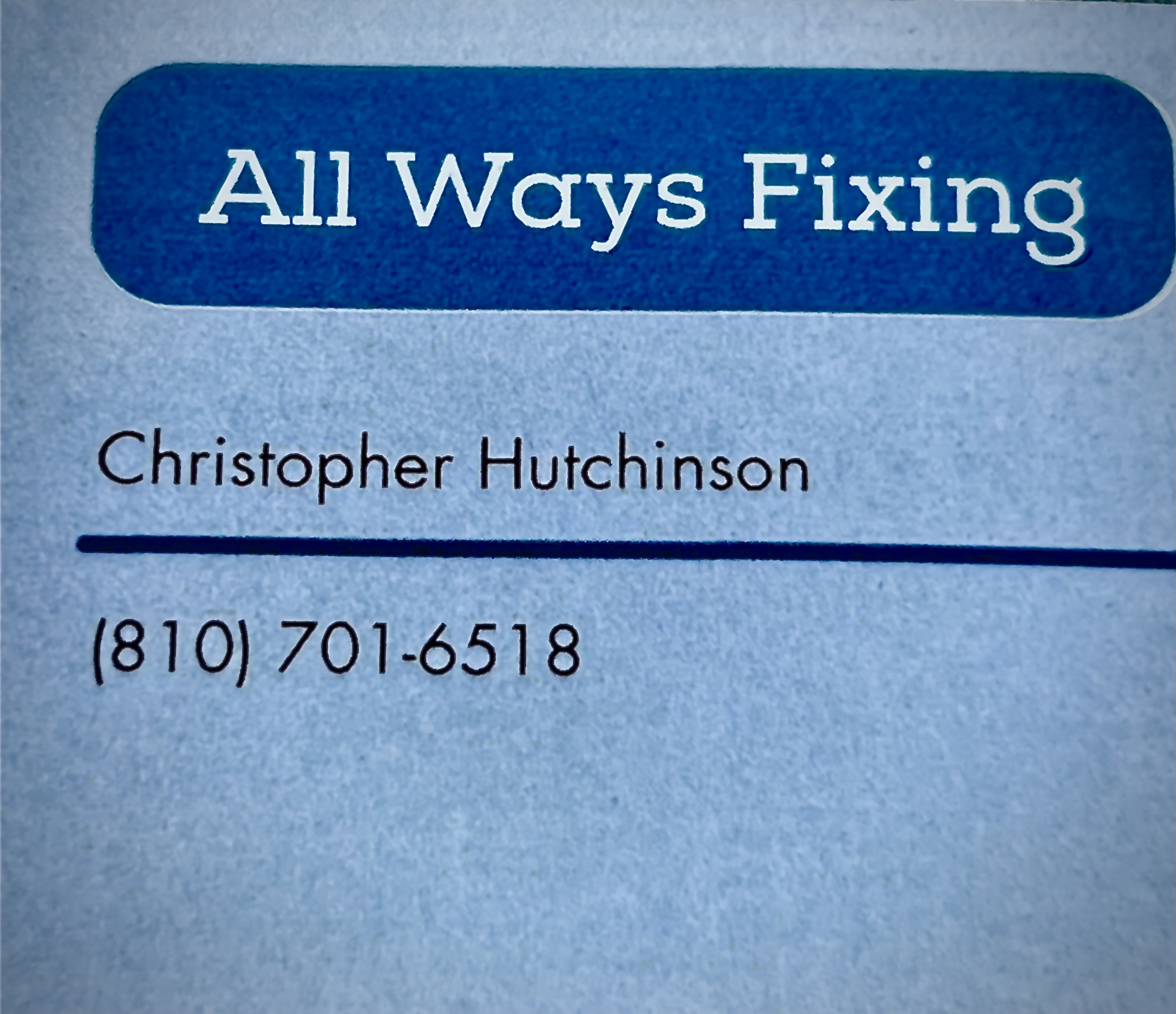All Ways Fixing logo