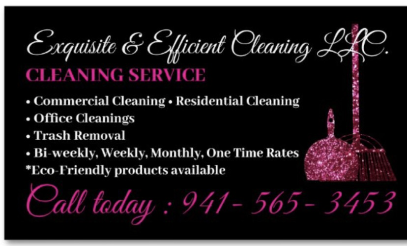 Logo for Exquisite & Efficient Cleaning LLC
