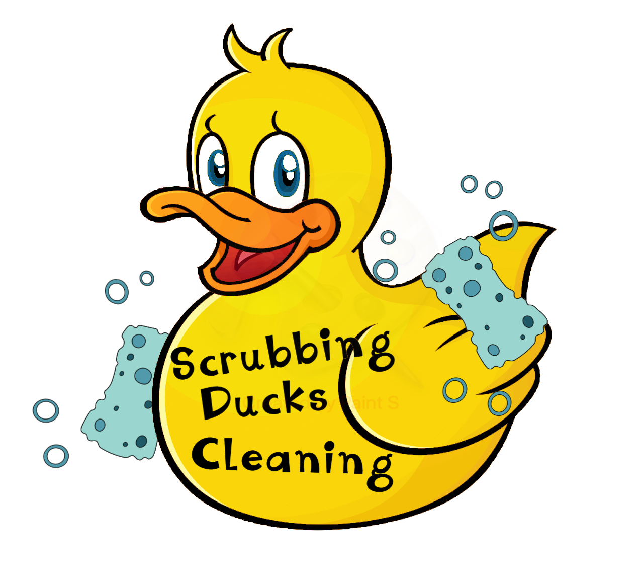 Scrubbing Ducks Cleaning logo