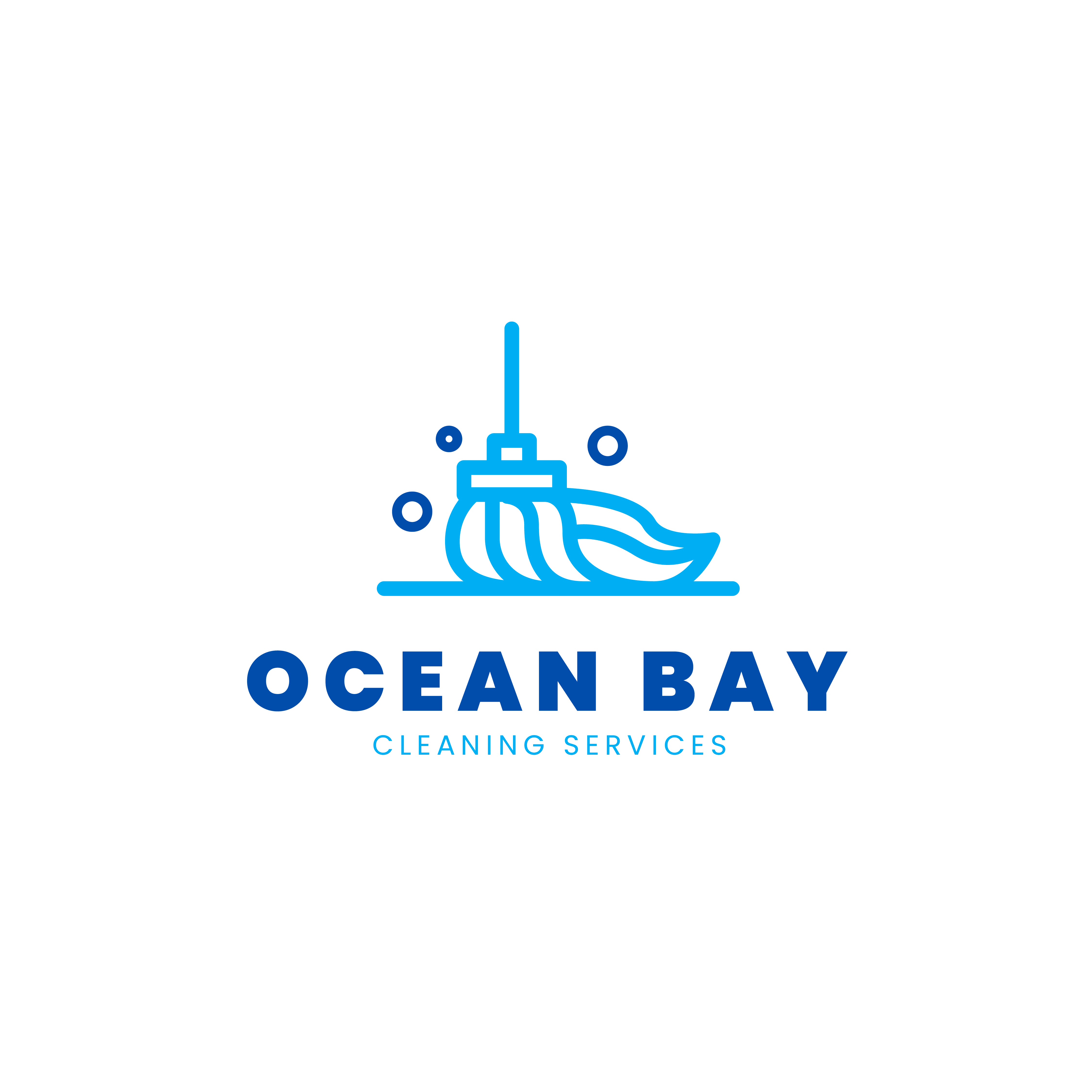 ocean bay cleaning services logo