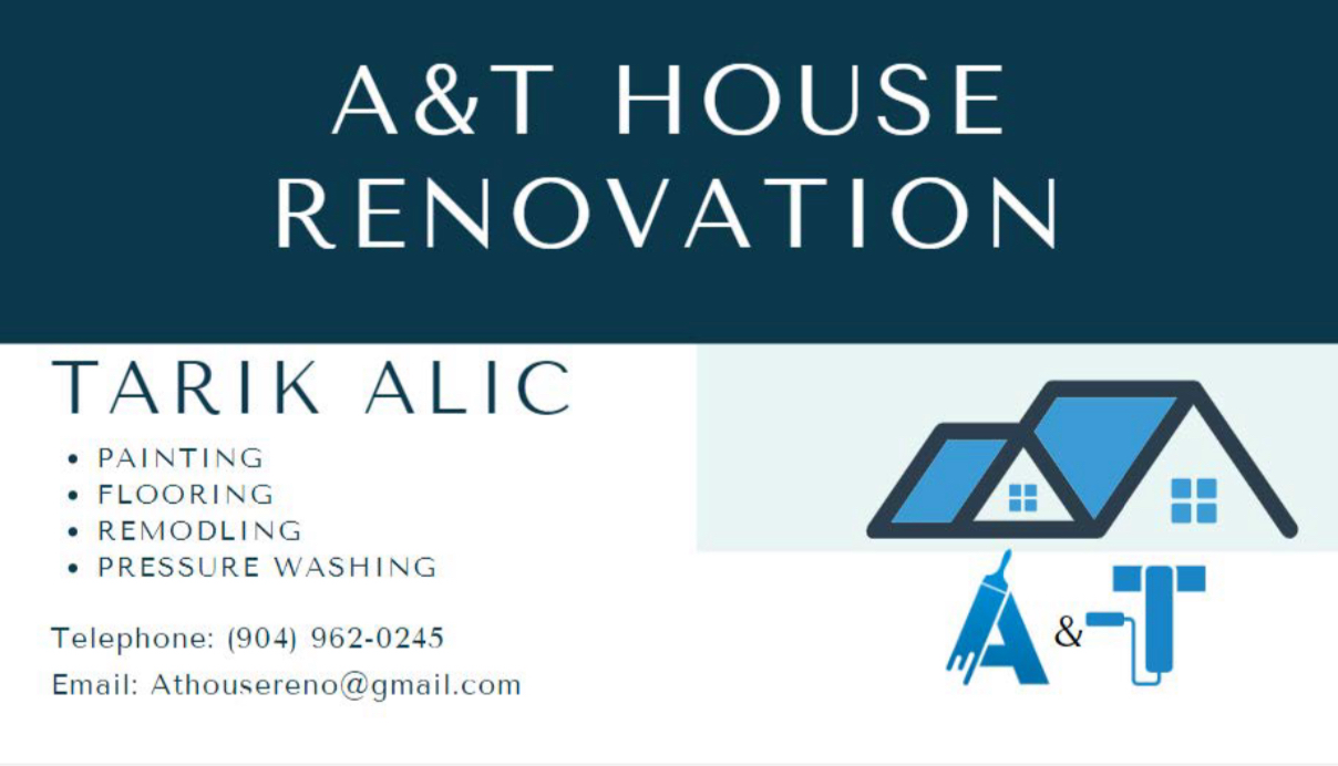 A&T House Renovation logo