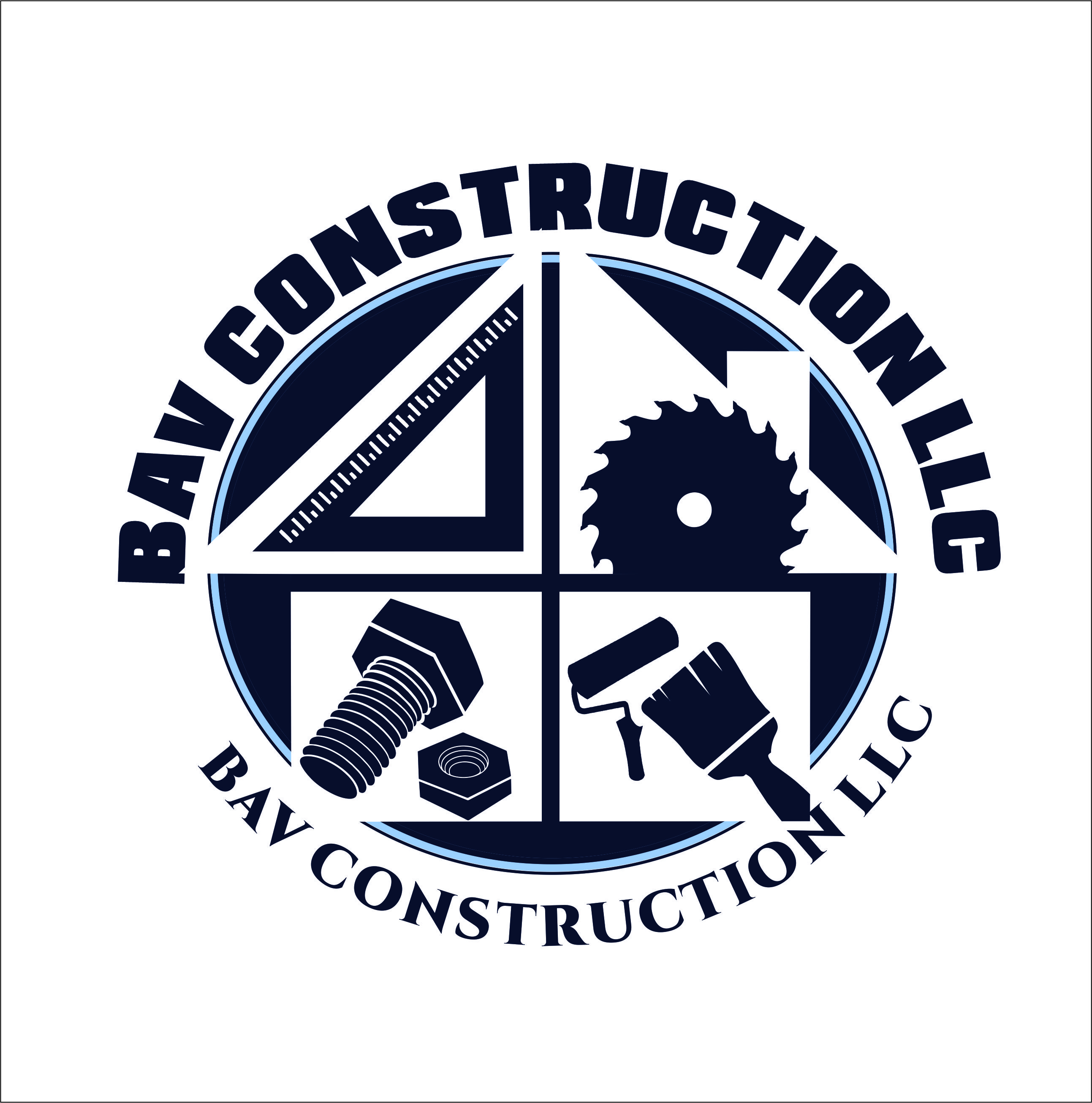 Logo for BAV Construction LLC