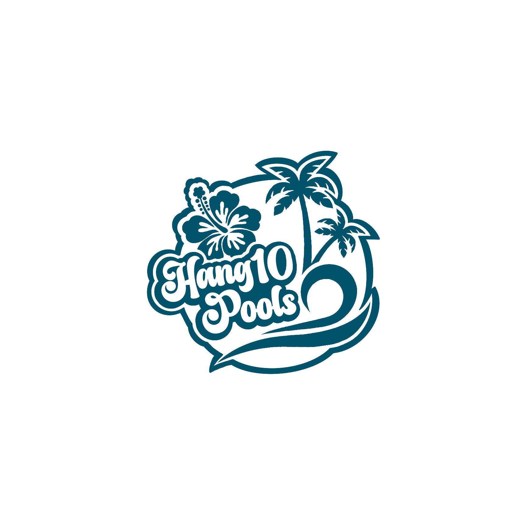 Hang 10 Pools logo