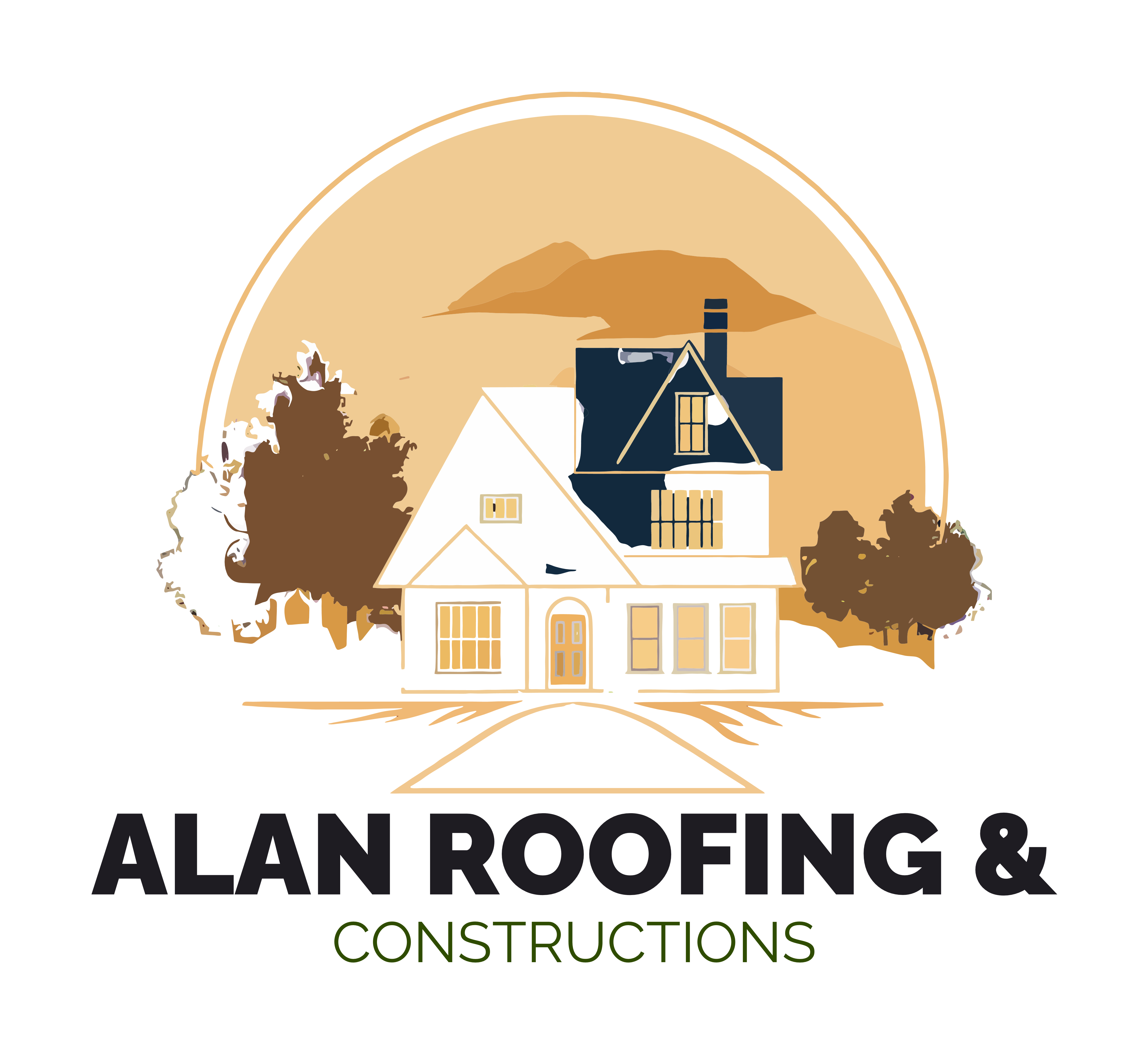Logo for Alan Roofing and Construction, LLC