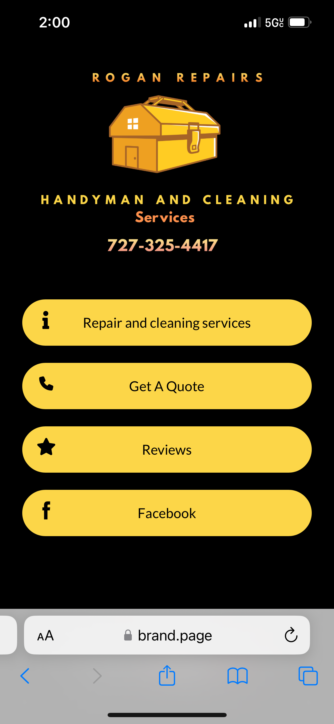 Rogan Repairs logo