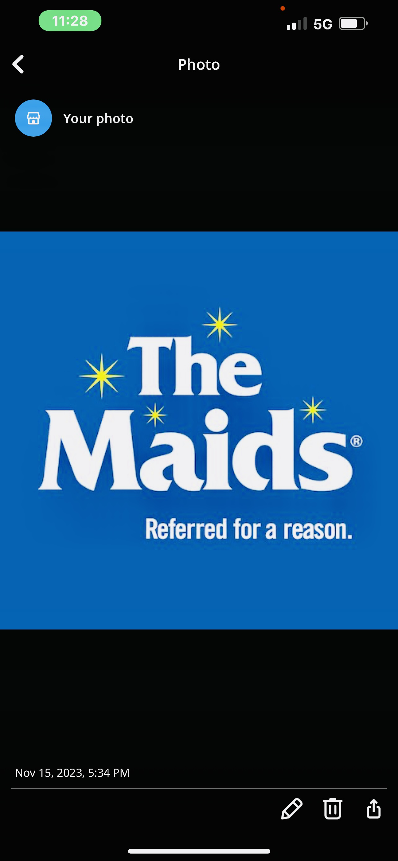 The Maid's in Alpharetta logo