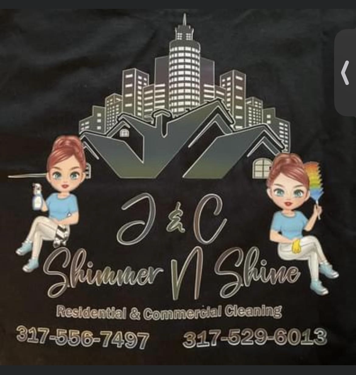 Logo for J&C Shimmer N Shine Cleaning LLC