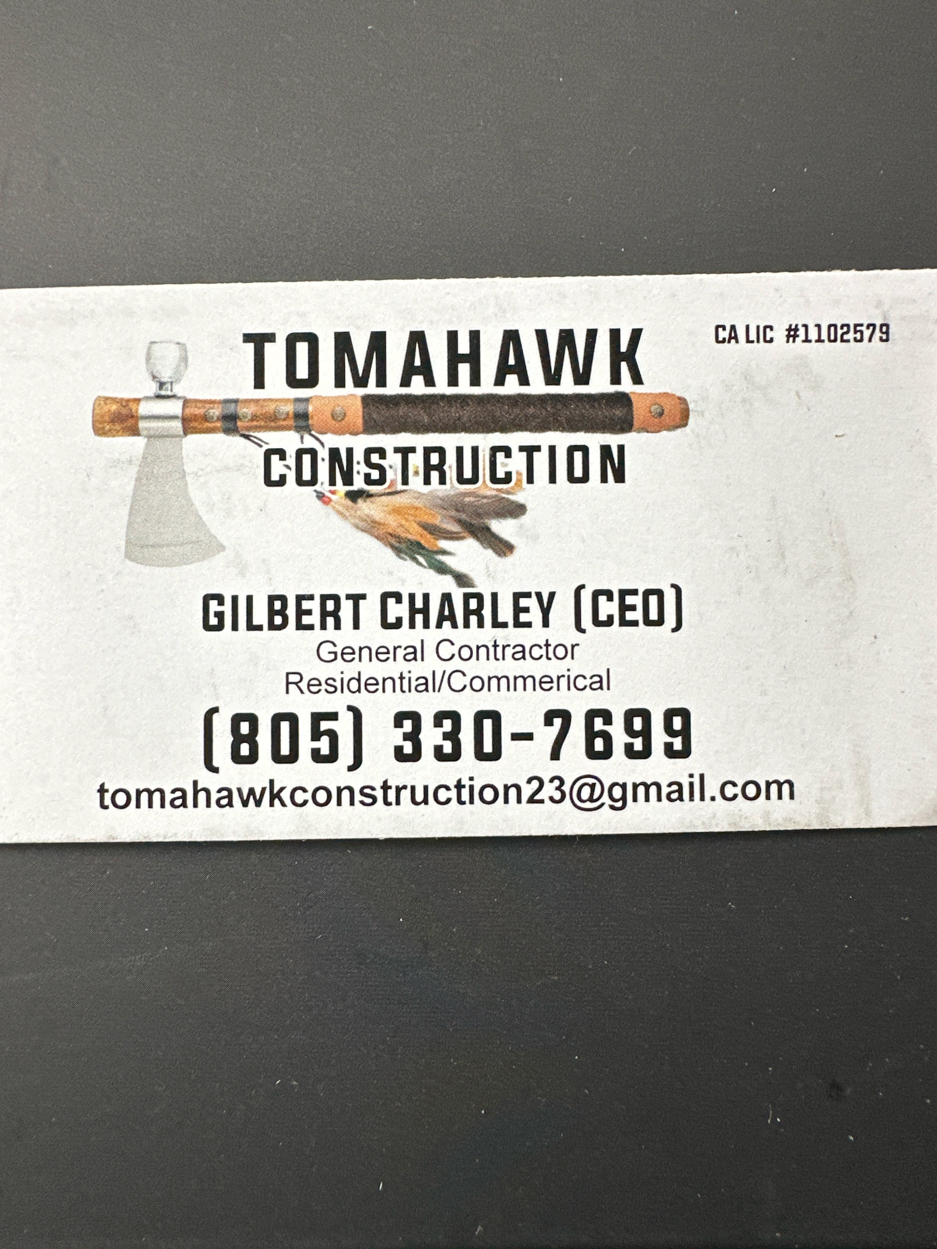 Tomahawk Construction logo