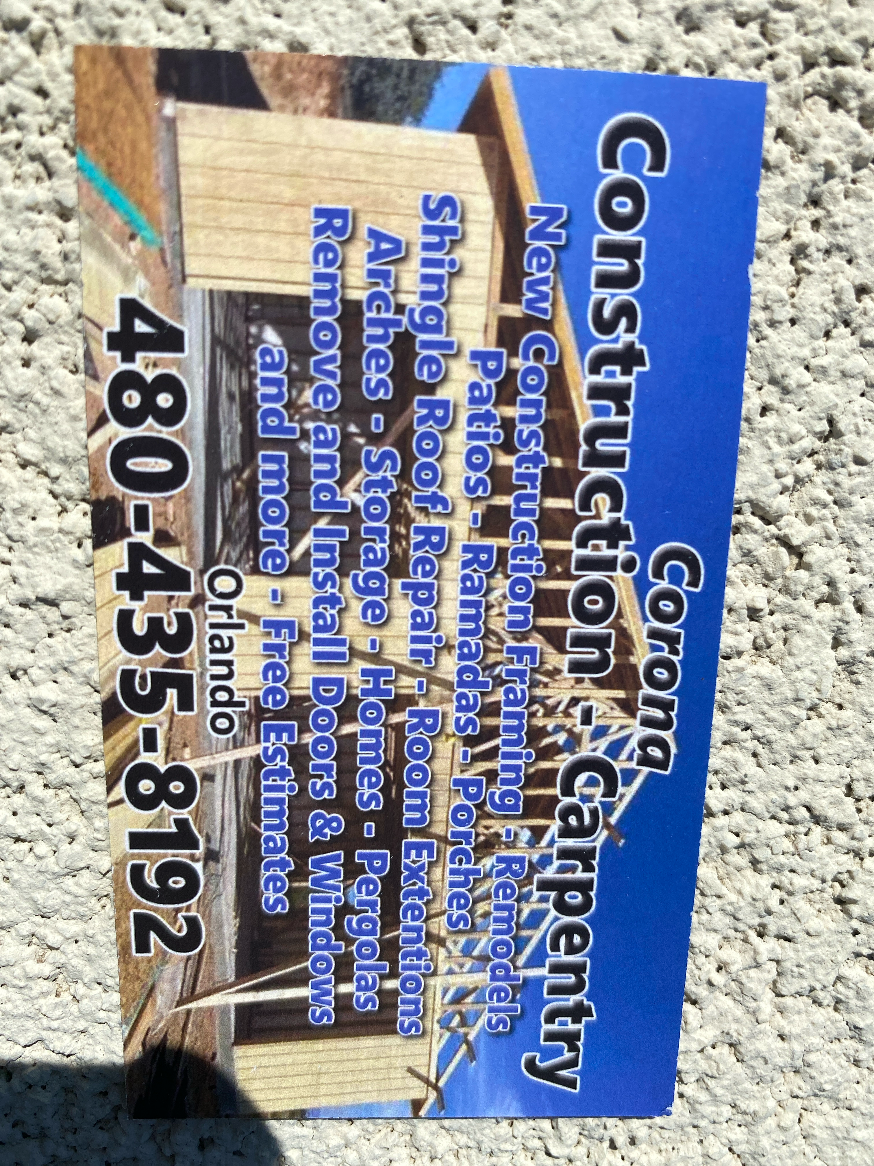 Corona Construction Carpentry & Roofing LLC. logo
