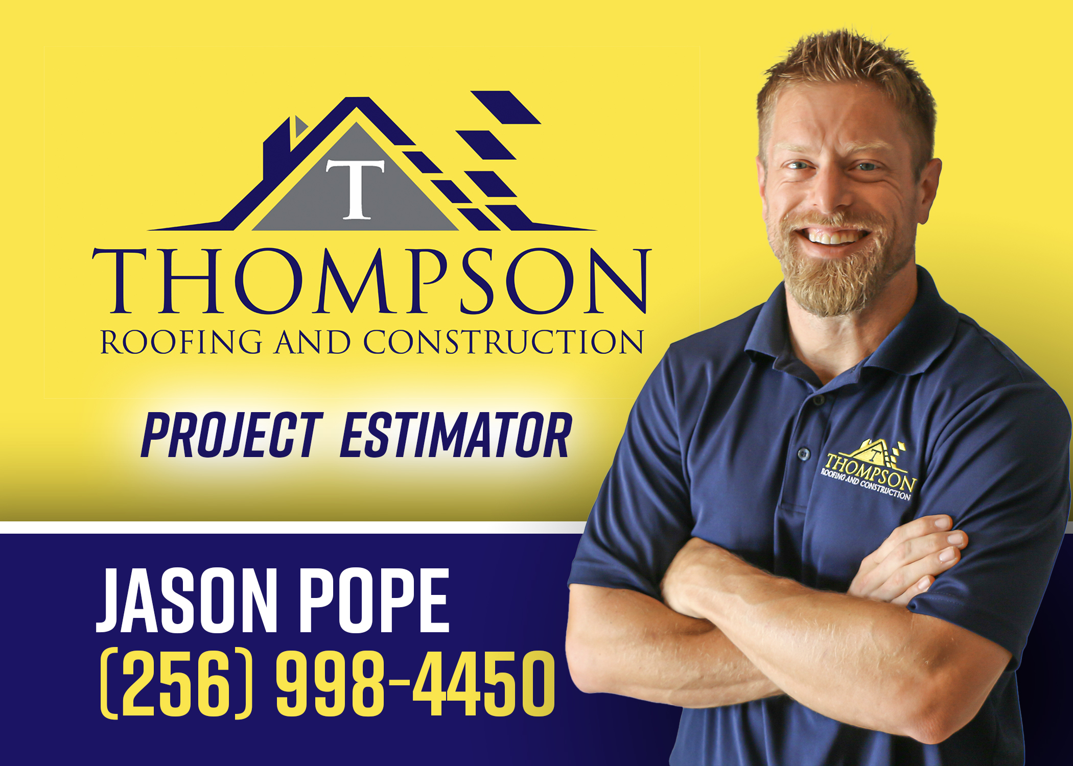 Thompson Roofing and Construction logo