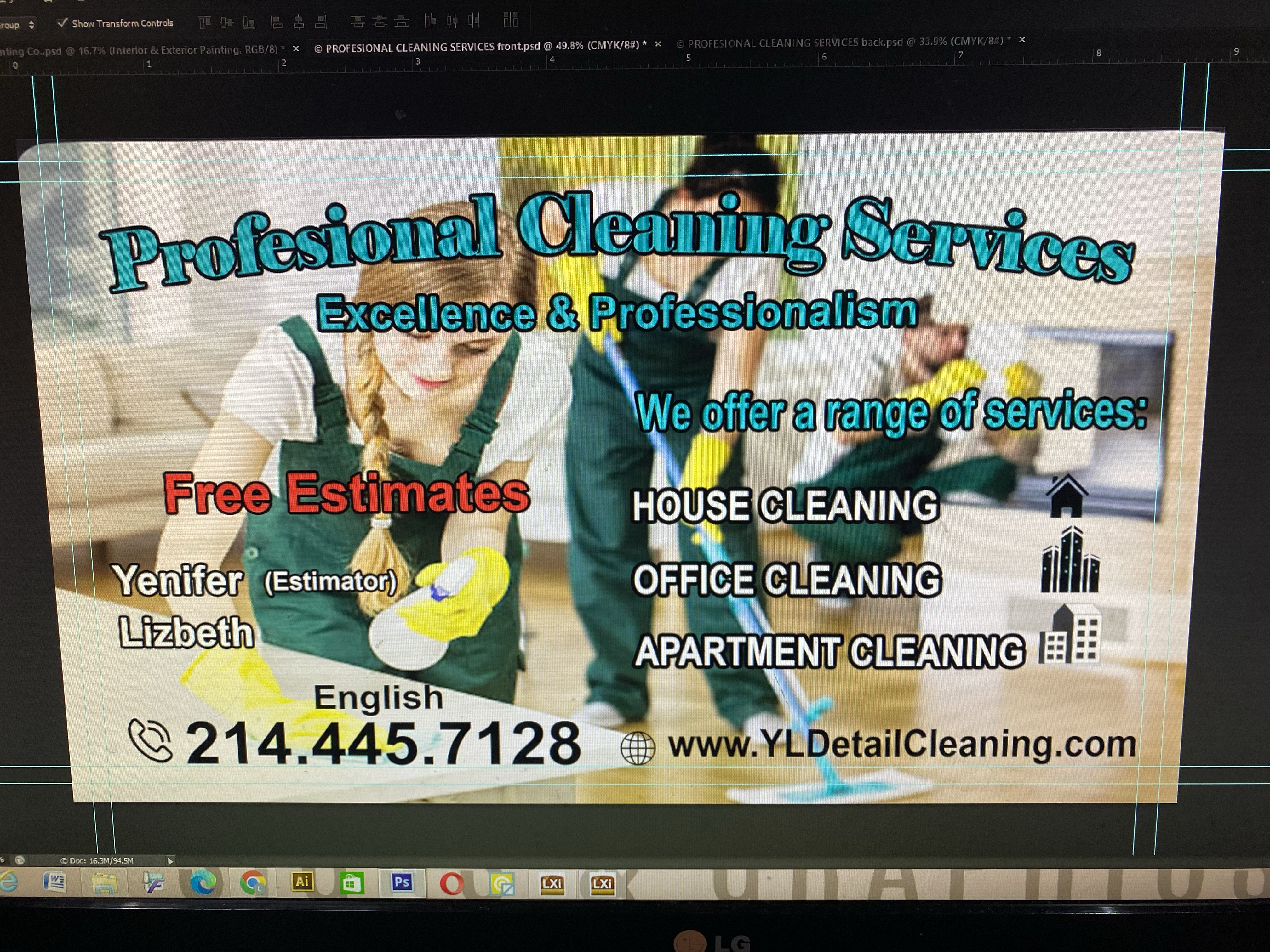 Logo for Professional Cleaning Services