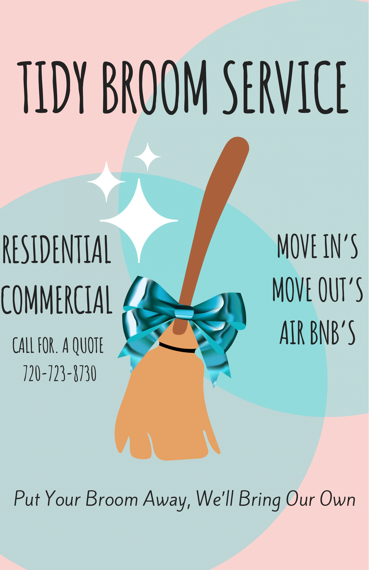 Logo for Tidy Broom Service LLC