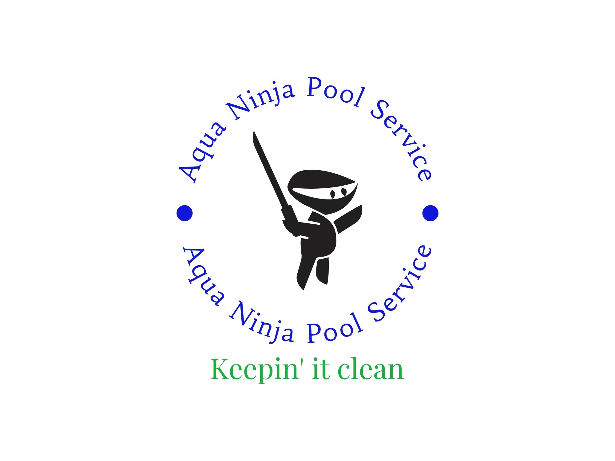 Logo for Aqua Ninja Pool Service