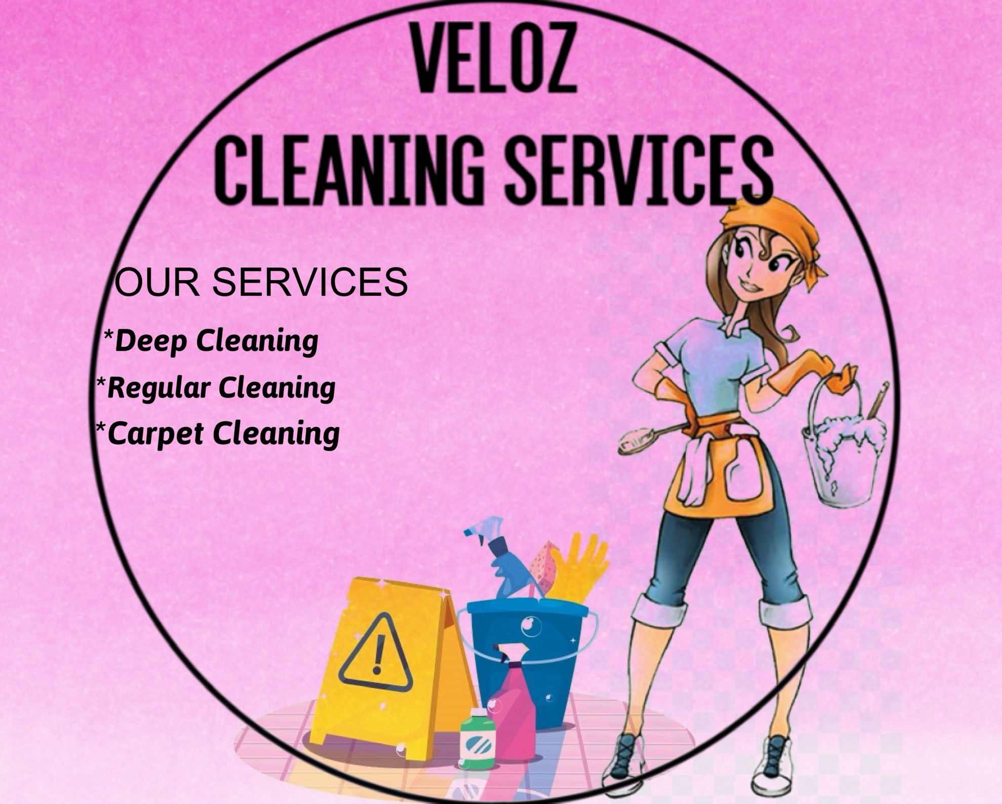 Logo for Veloz Cleaning Services