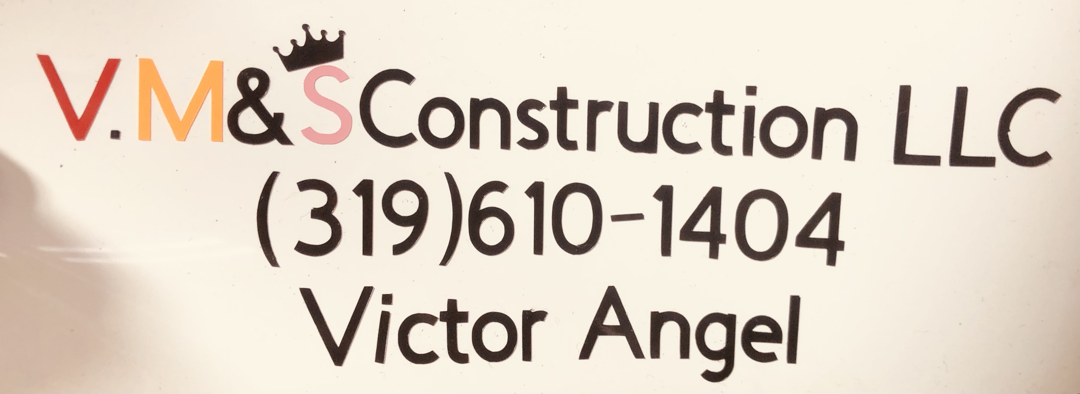 VM&S construction LlC logo