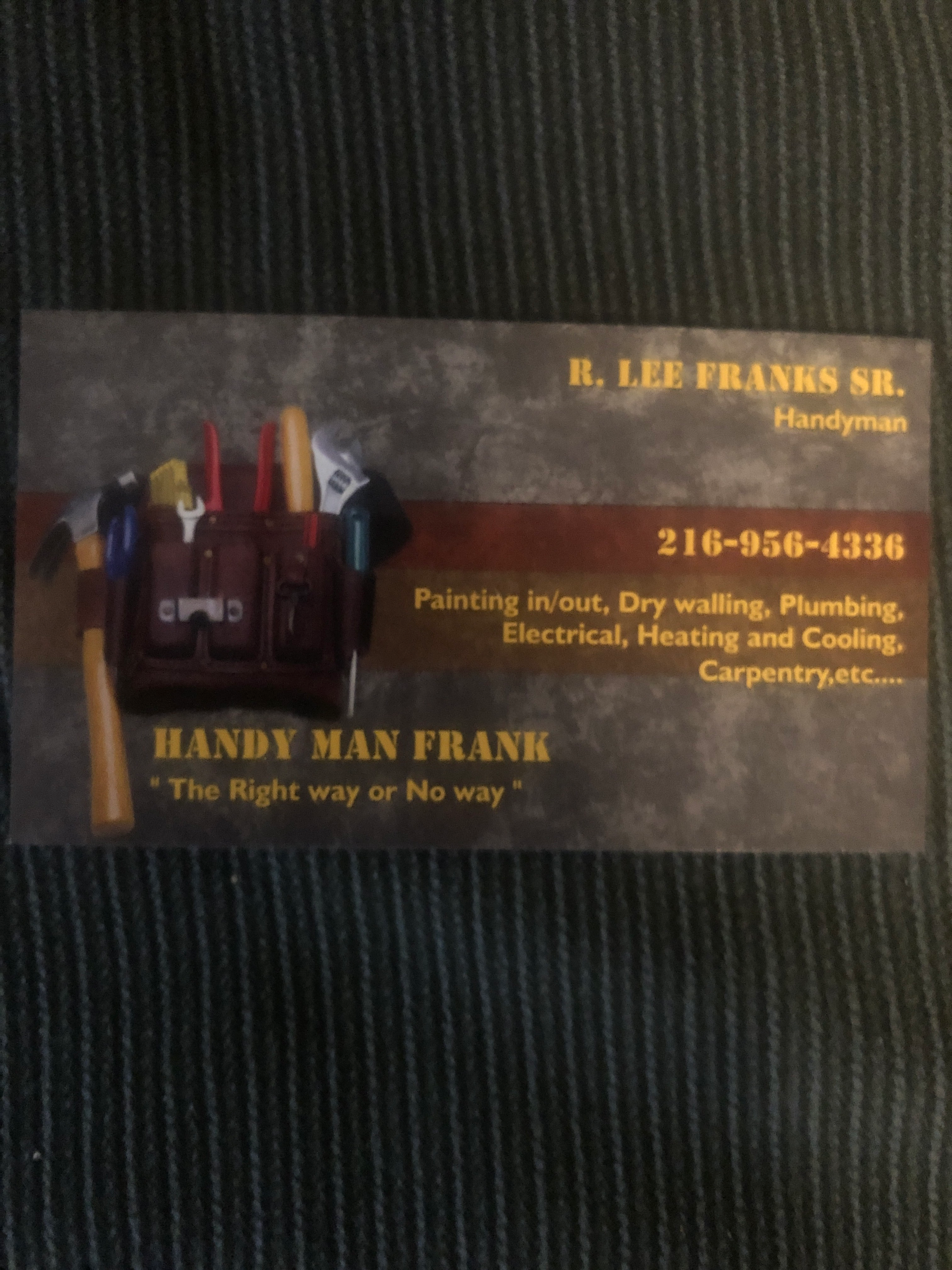 Handyman Frank logo