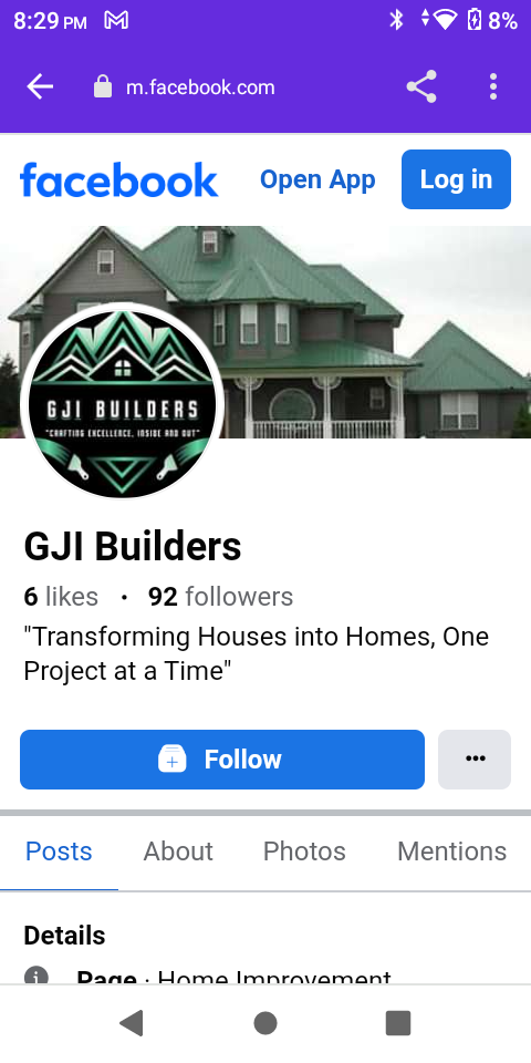 G.J.I Builders logo