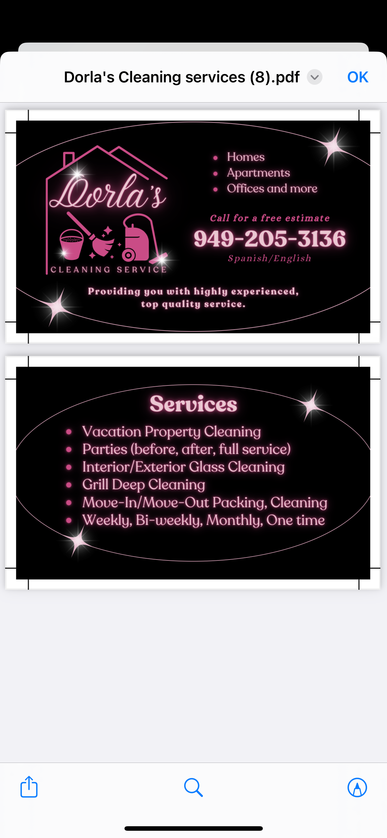 Dorla Cleaning Service logo
