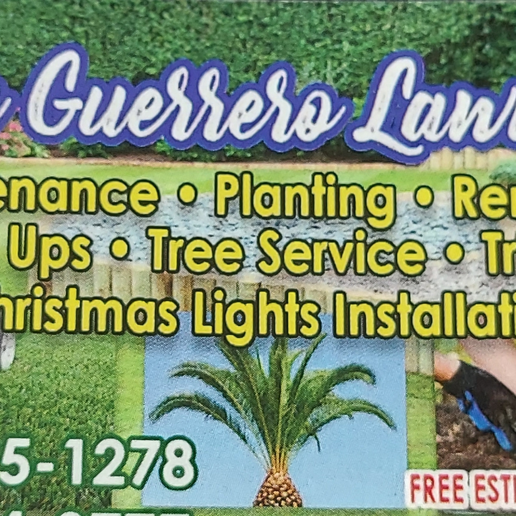 Logo for Guerrero Lawn Care