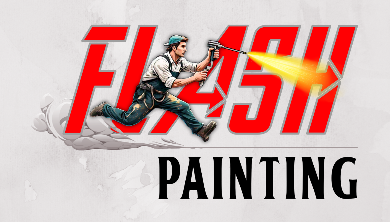Flash painting logo