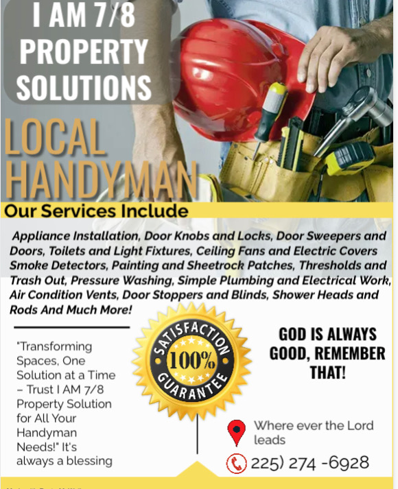 I AM 7/8 PROPERTY SOLUTIONS logo