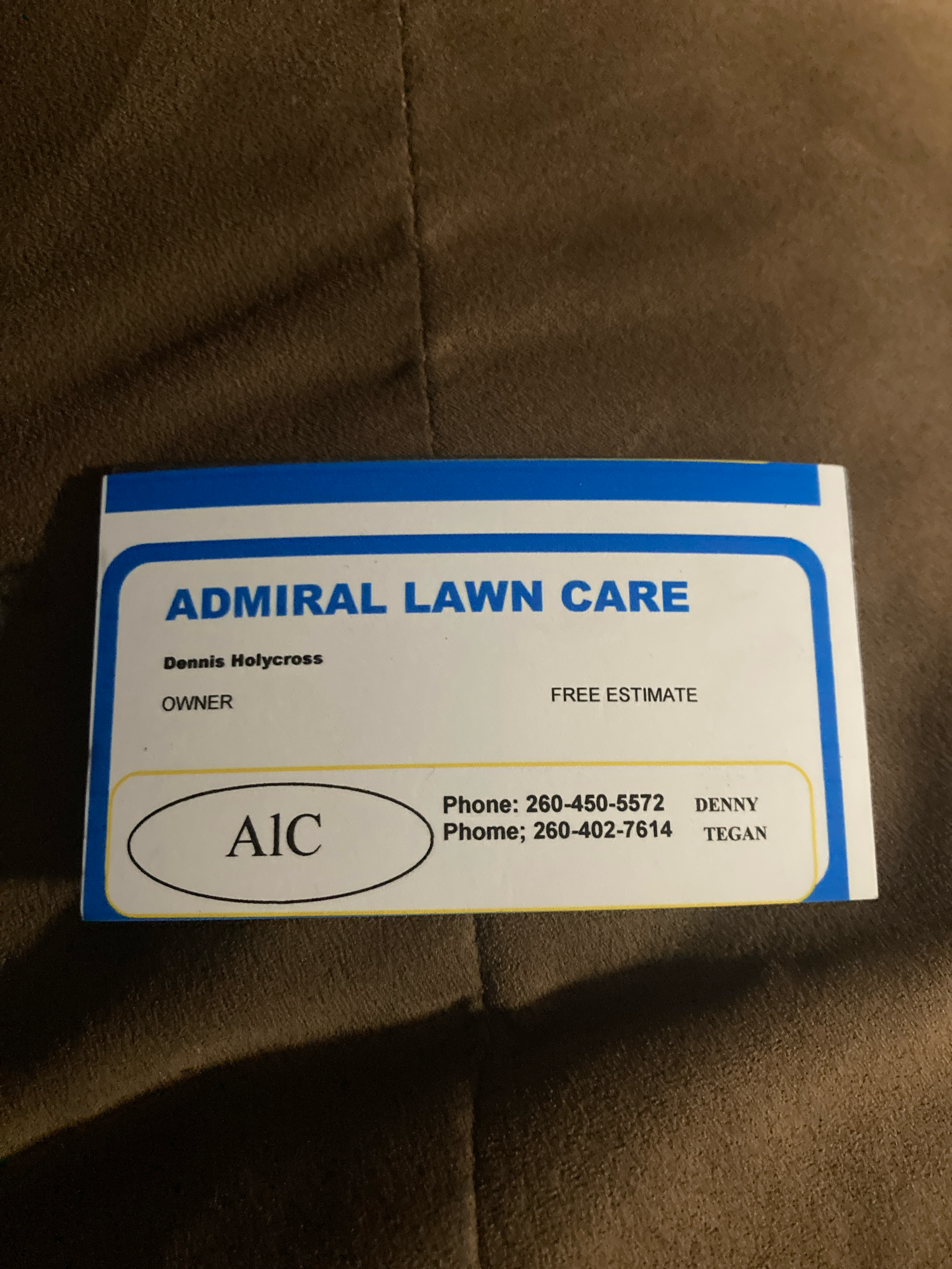 Avatar for ADMIRAL LAWN CARE