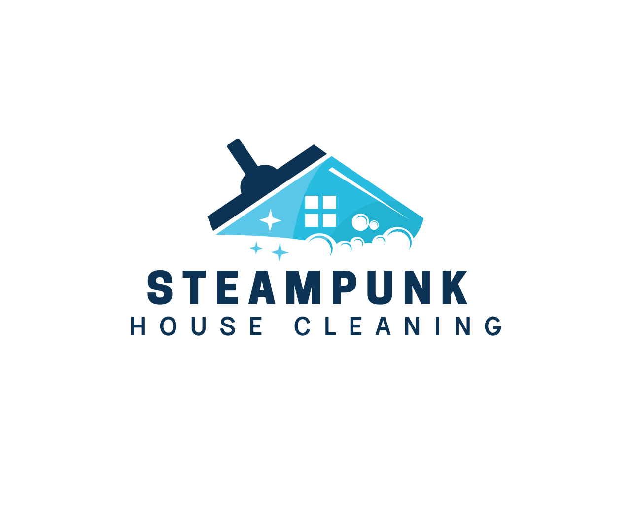 Logo for Steampunk House Cleaning
