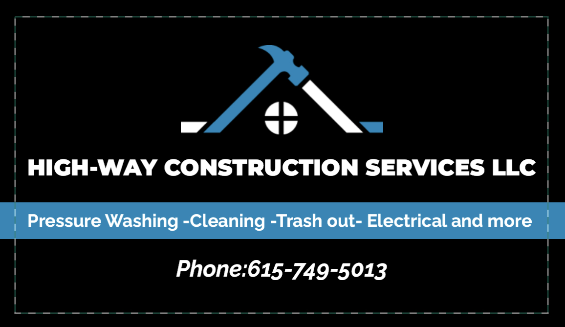 High way construction services logo