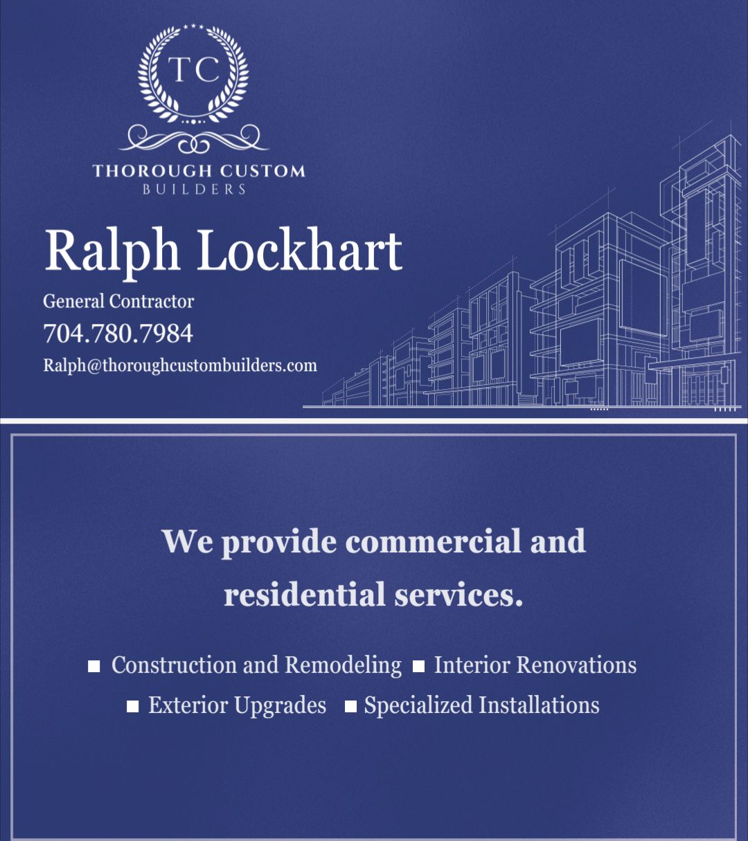 Thorough Custom Builders logo