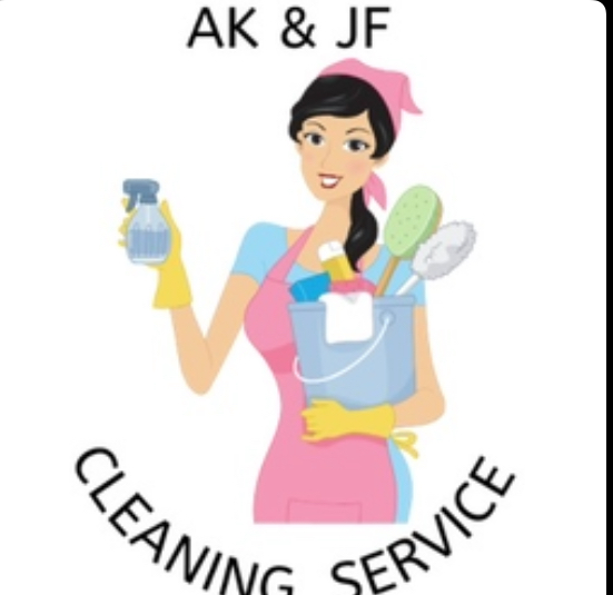 Logo for AK&JF Cleaning Service