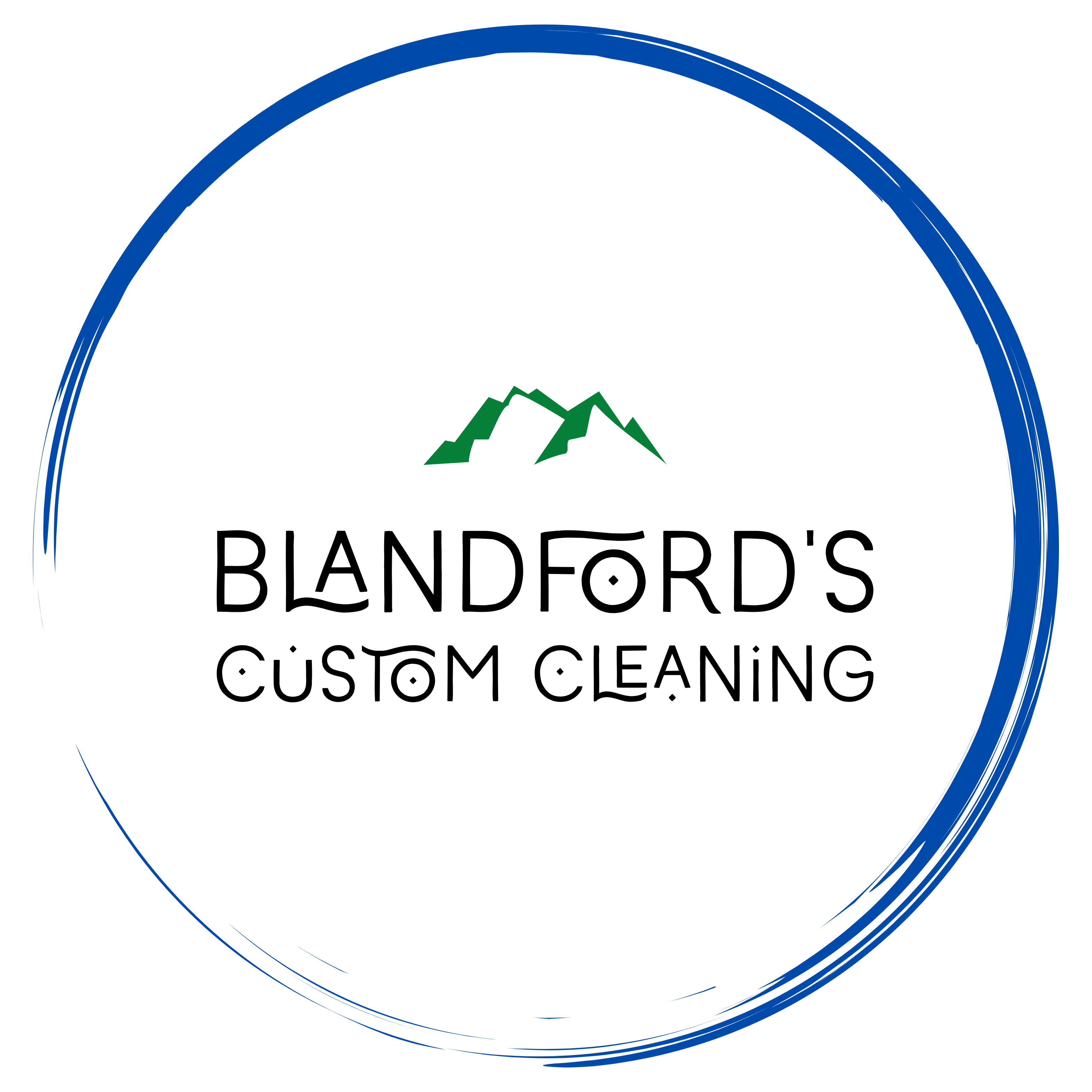 Blandford's Custom Cleaning logo
