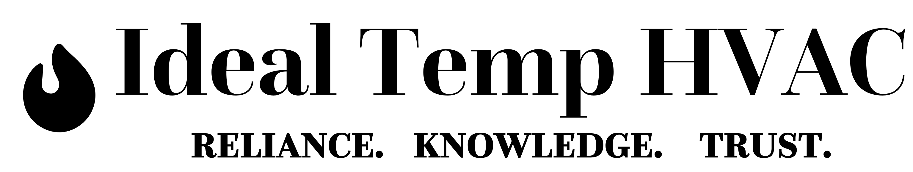 Logo for ideal temp hvac services