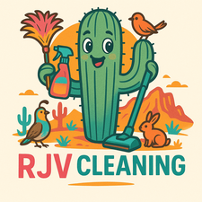 Logo for RJV Cleaning LLC