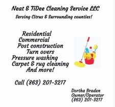 Avatar for NEAT & TIDEE CLEANING SERVICE, LLC