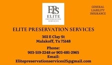 Avatar for ELITE PRESERVATION SERVICES