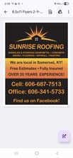 Avatar for SUNRISE ROOFING, LLC