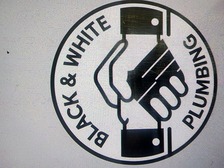 Logo for Black & White Plumbing LLC