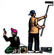 Skampa Painting Co. logo