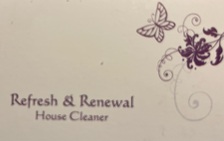 Refresh & Renewal Housecleaner logo