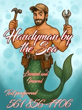 Logo for HANDYMAN BY THE SEA