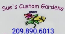 Sue's Custom Gardens logo