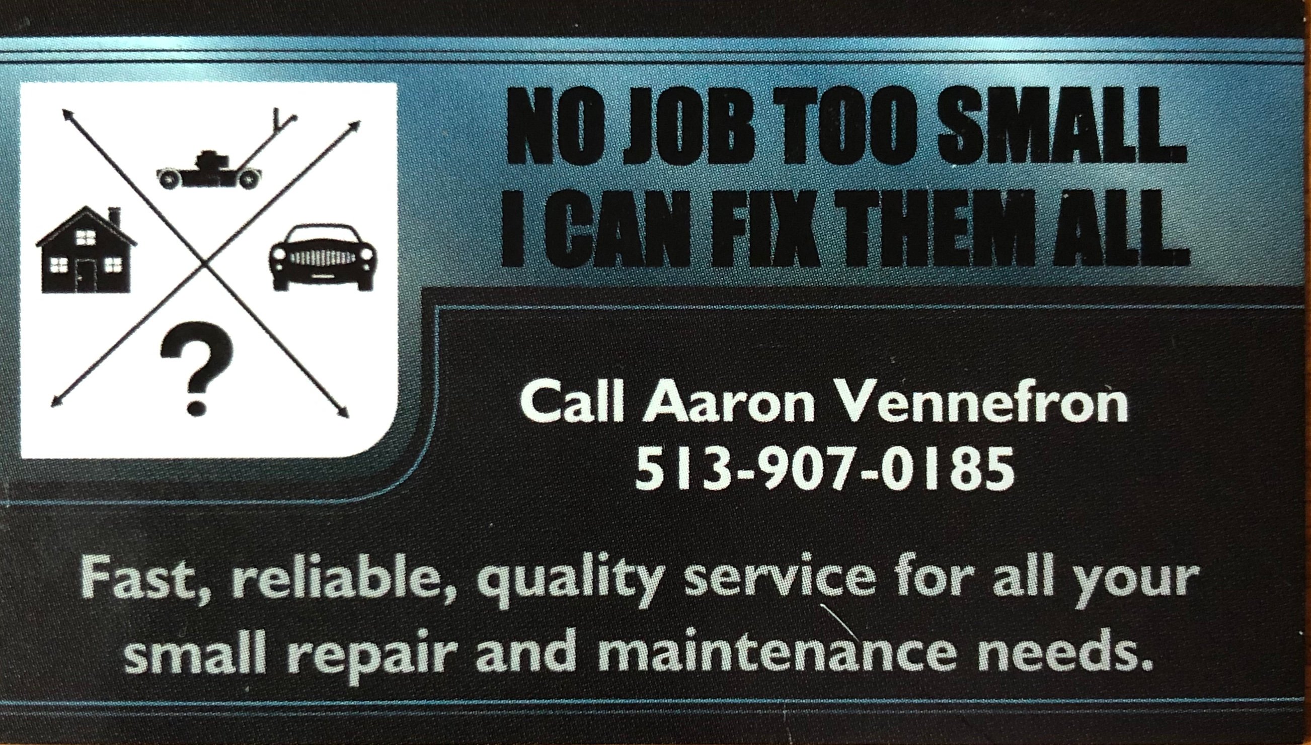 Avatar for Aaron Vennefron Handyman Service