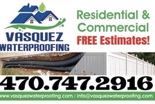 Logo for Vasquez Waterproofing LLC
