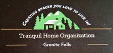 Logo for Tranquil Home Organization LLC