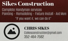 Logo for SIKES CONSTRUCTION LLC