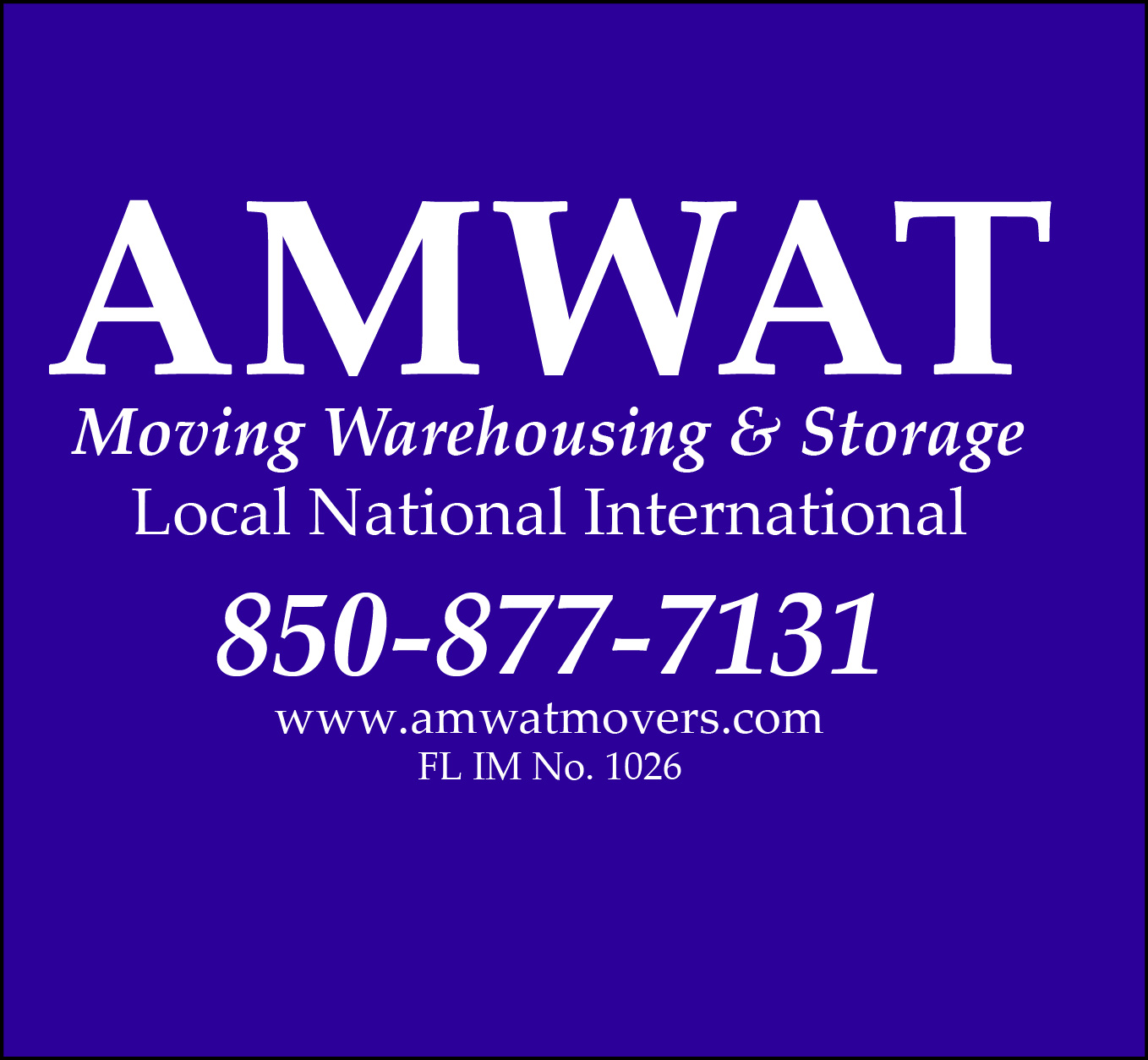 AMWAT Moving Warehousing Storage logo