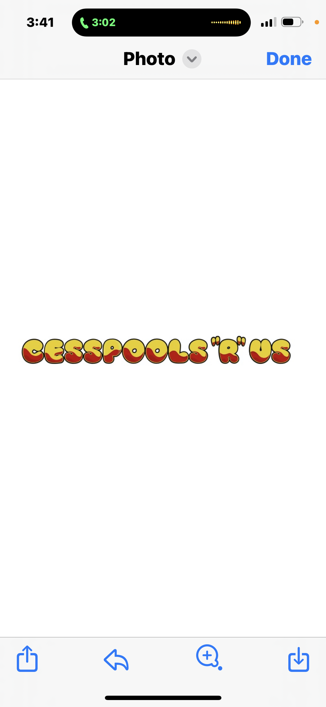 Cesspools R Us logo