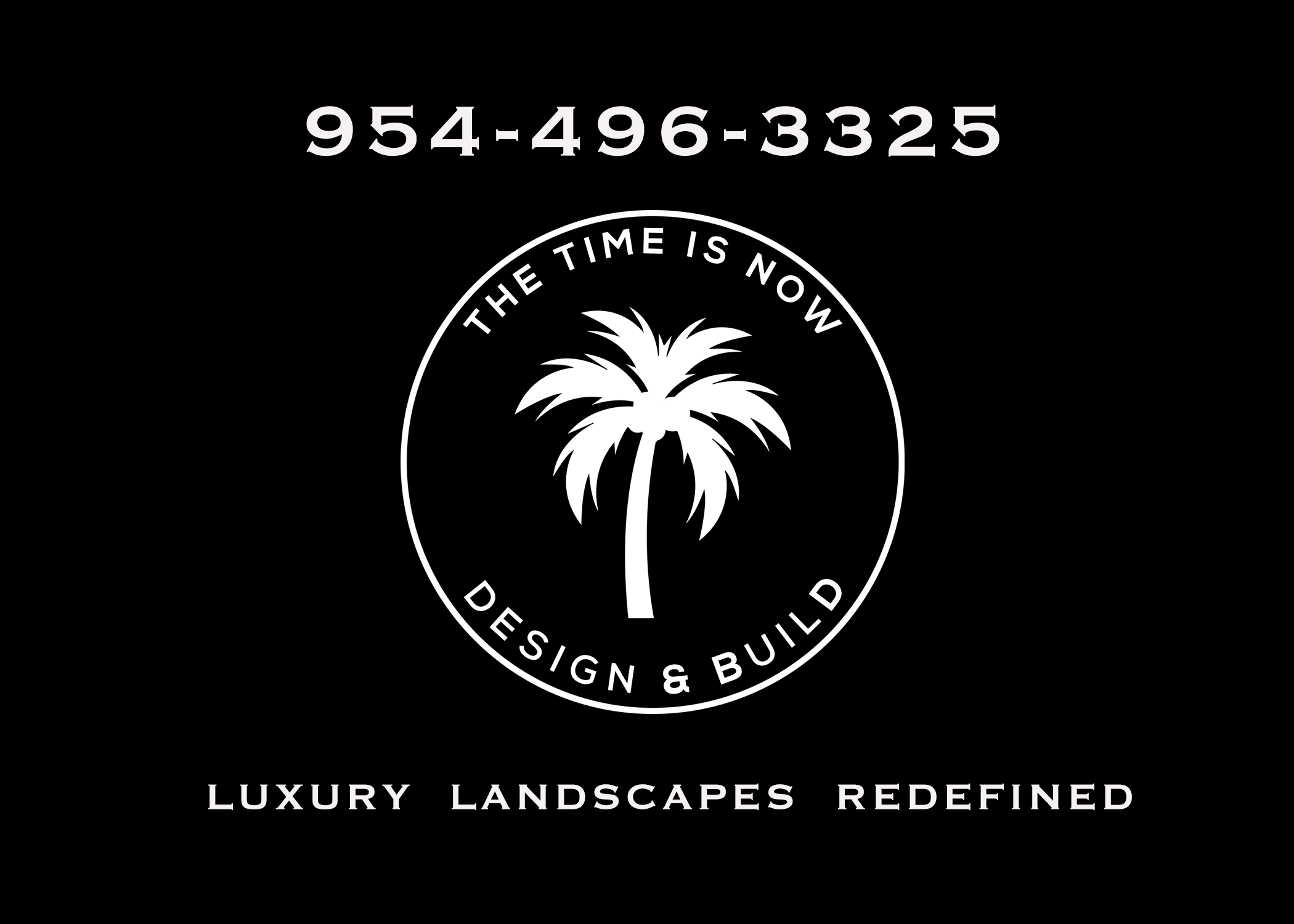 Logo for The Time is Now Landscaping Inc.